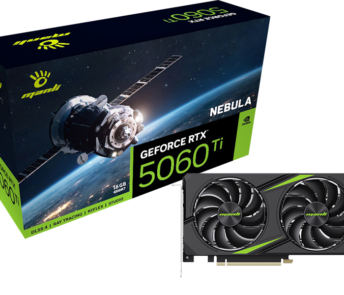 Manli Nebula GeForce RTX 5060 Ti 16GB GDDR7