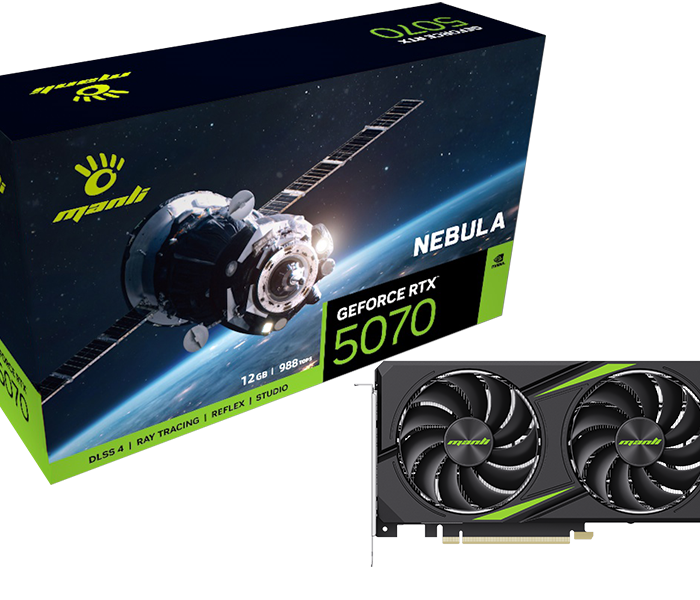 Manli Nebula GeForce RTX 5070 12GB GDDR7